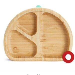 Munchkin Bamboo Divided Suction Plate